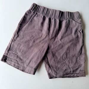 Vintage Gray Cotton Shorts